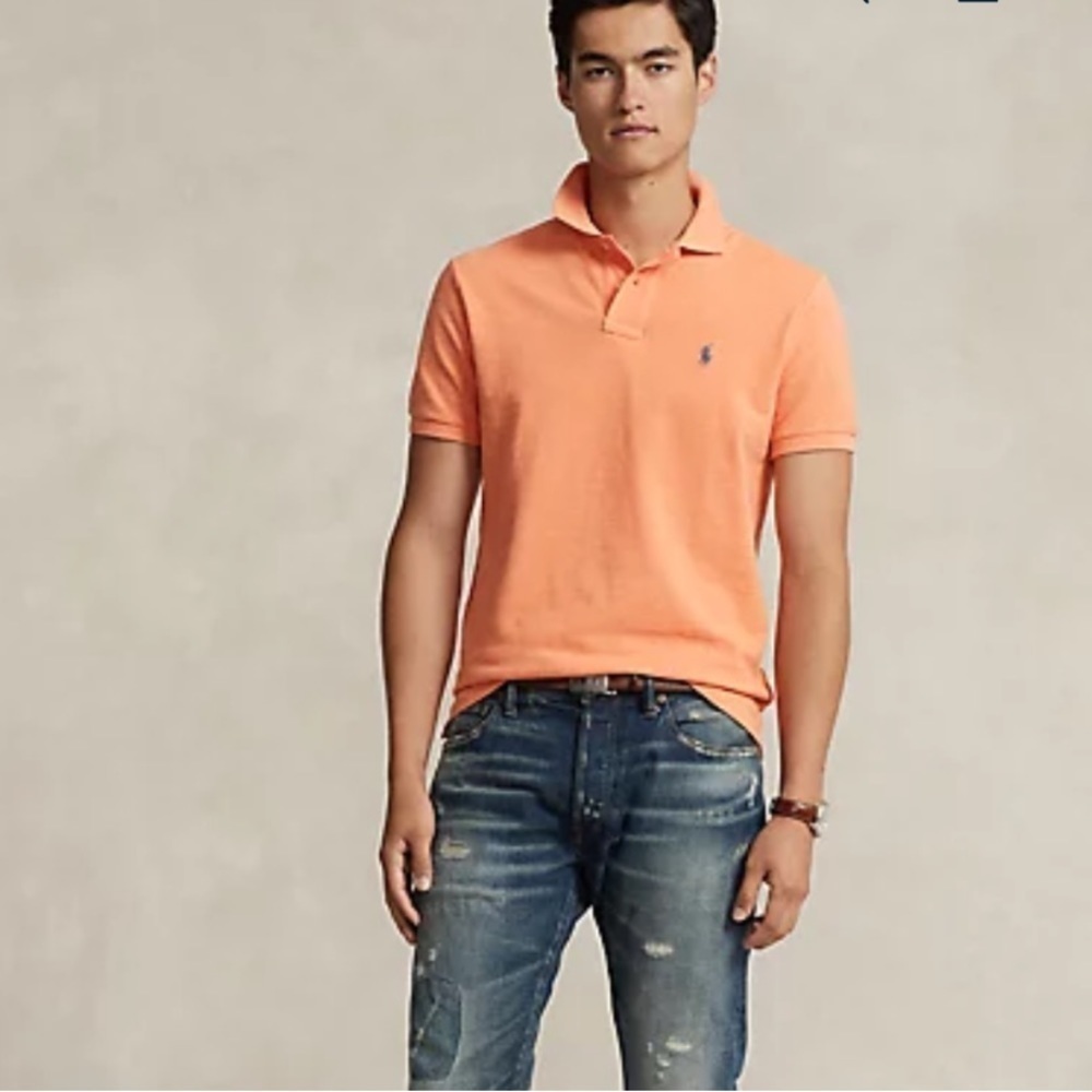 Polo Ralph Lauren Orange Polo Classic Fit‎ Shirt XL